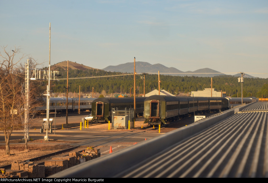 Grand Canyon Railway storage area